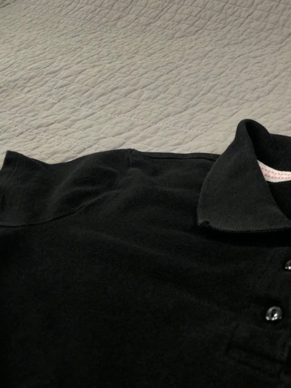 4/$15 Old Navy Polo Shirt Girl XL 14-16 Black Classic School Preppy